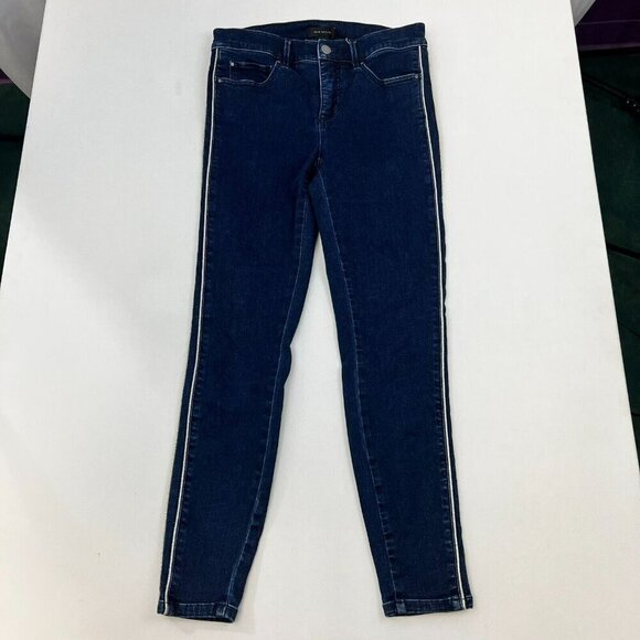 Ann Taylor Denim - Ann Taylor Womens Multicolor Medium Wash Denim Skinny Leg Jeans Size 4